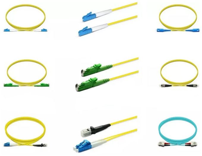 Trança da fibra do cabo de remendo G6652D do cabo de fibra ótica da manutenção programada de CATV FTTH EDFA G657A1 G657A2 LC 7